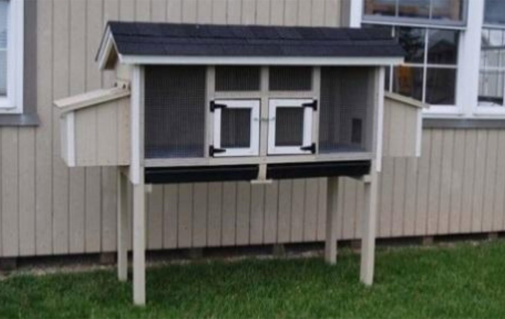 AmericanMade Double Rabbit Hutch