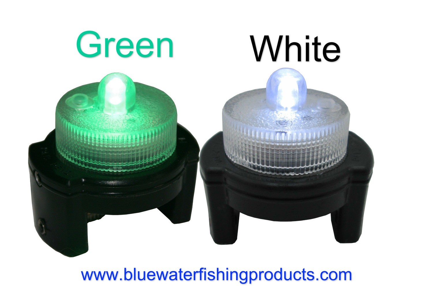 Planer Board LED Lights (3 Modes On/Off,Qty 2,White & Green)FREE SHIPPING