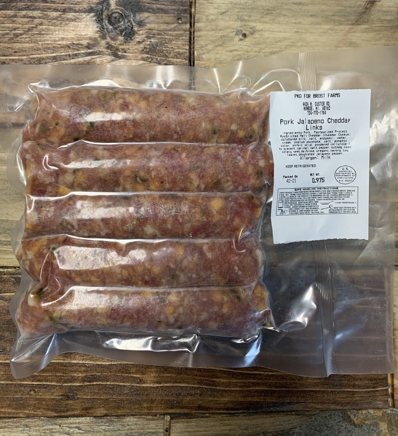 Jalapeno Cheddar Brat