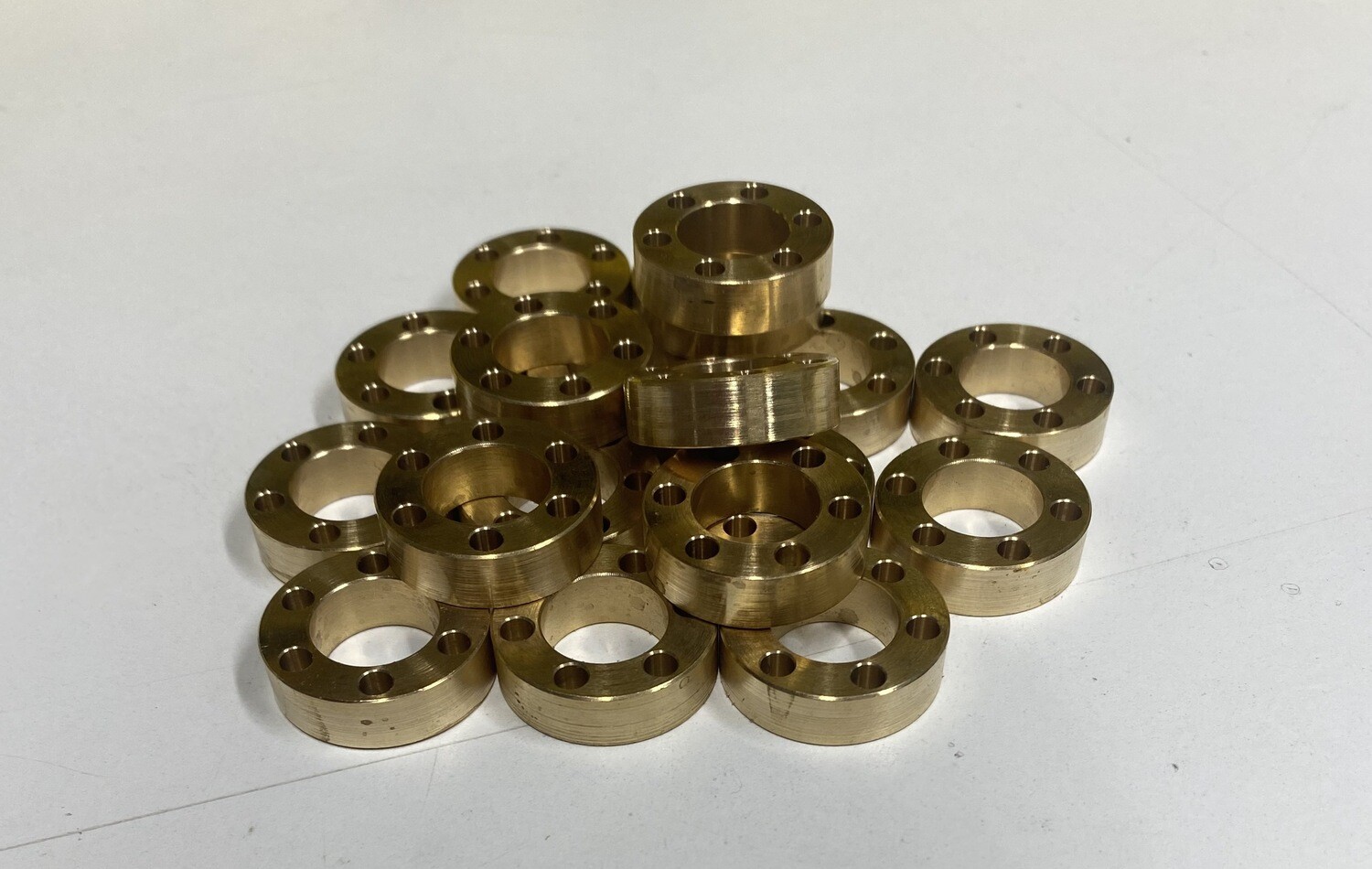 Brass Hub Spacer 1/4"
