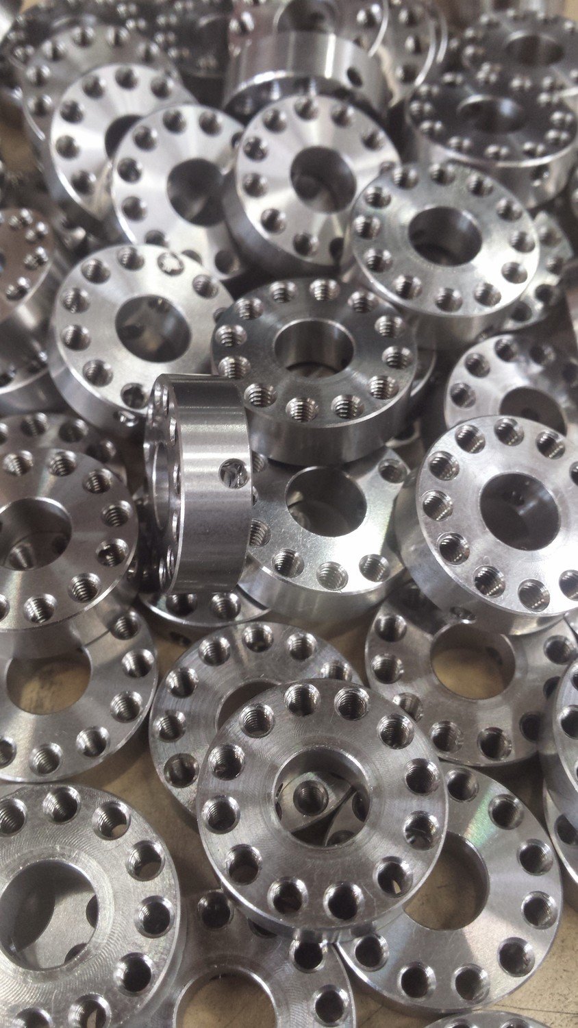 Stainless wheel hubs 8mm stub shaft