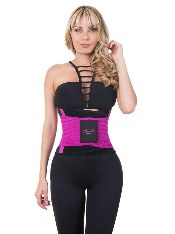 Neo Sweat Velcro Waist Trainer Belt With Neoprene