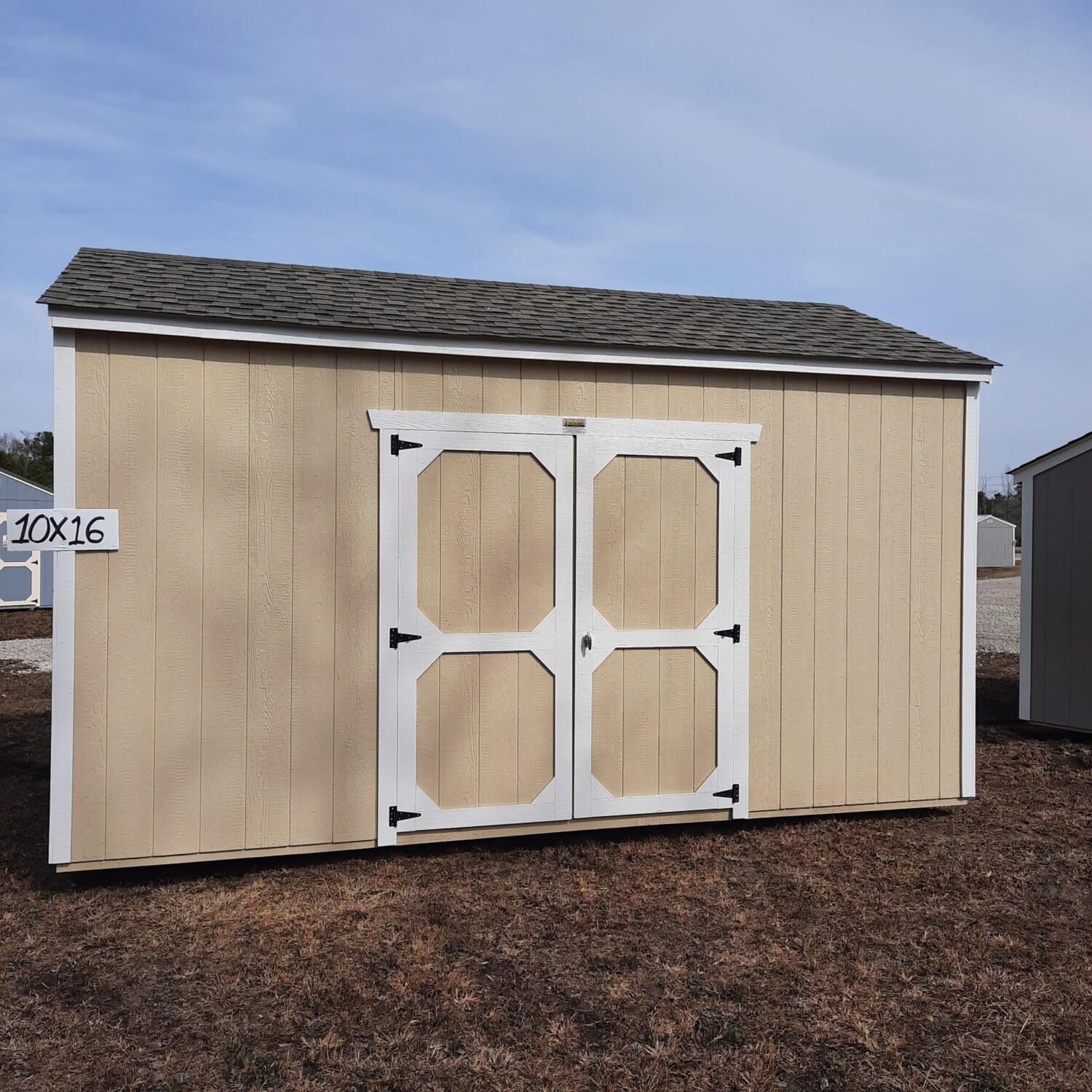 10x16 Utility Shed Side Entrance Sheds & Buildings For Sale