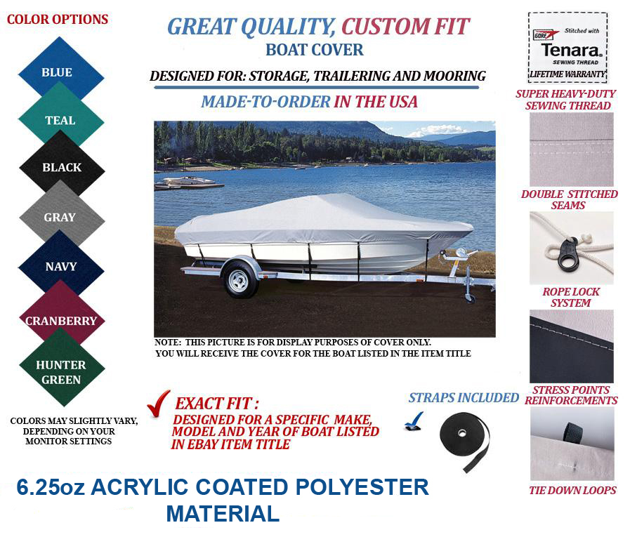 CRESTLINERCUSTOM FIT BOAT COVER