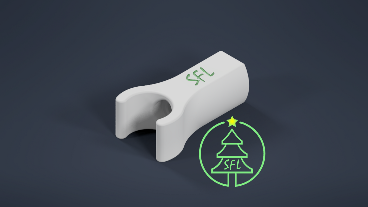 STL File 25mm PVC Pipe Standoff