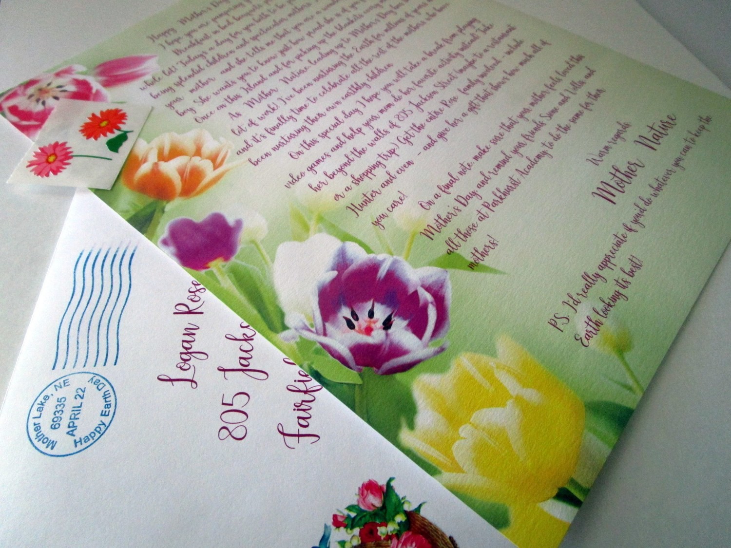 Personalized Letter from Mother Nature – Store – Legendary Letters