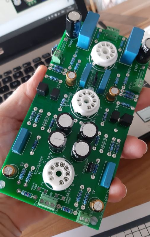 Kit carte Phono à tubes