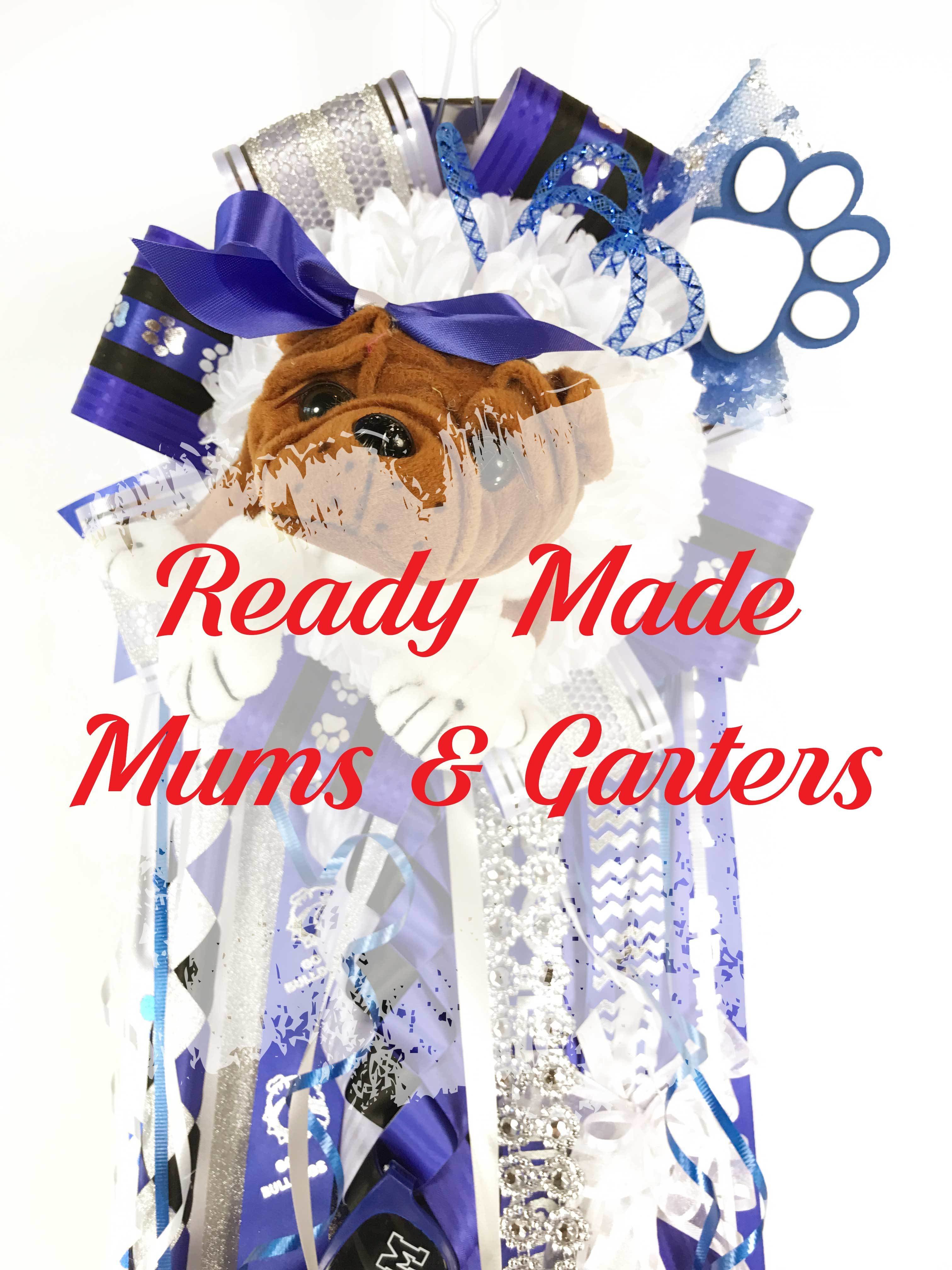 READY NOW! Made Mums & garters Boerne Mums Buy Custom