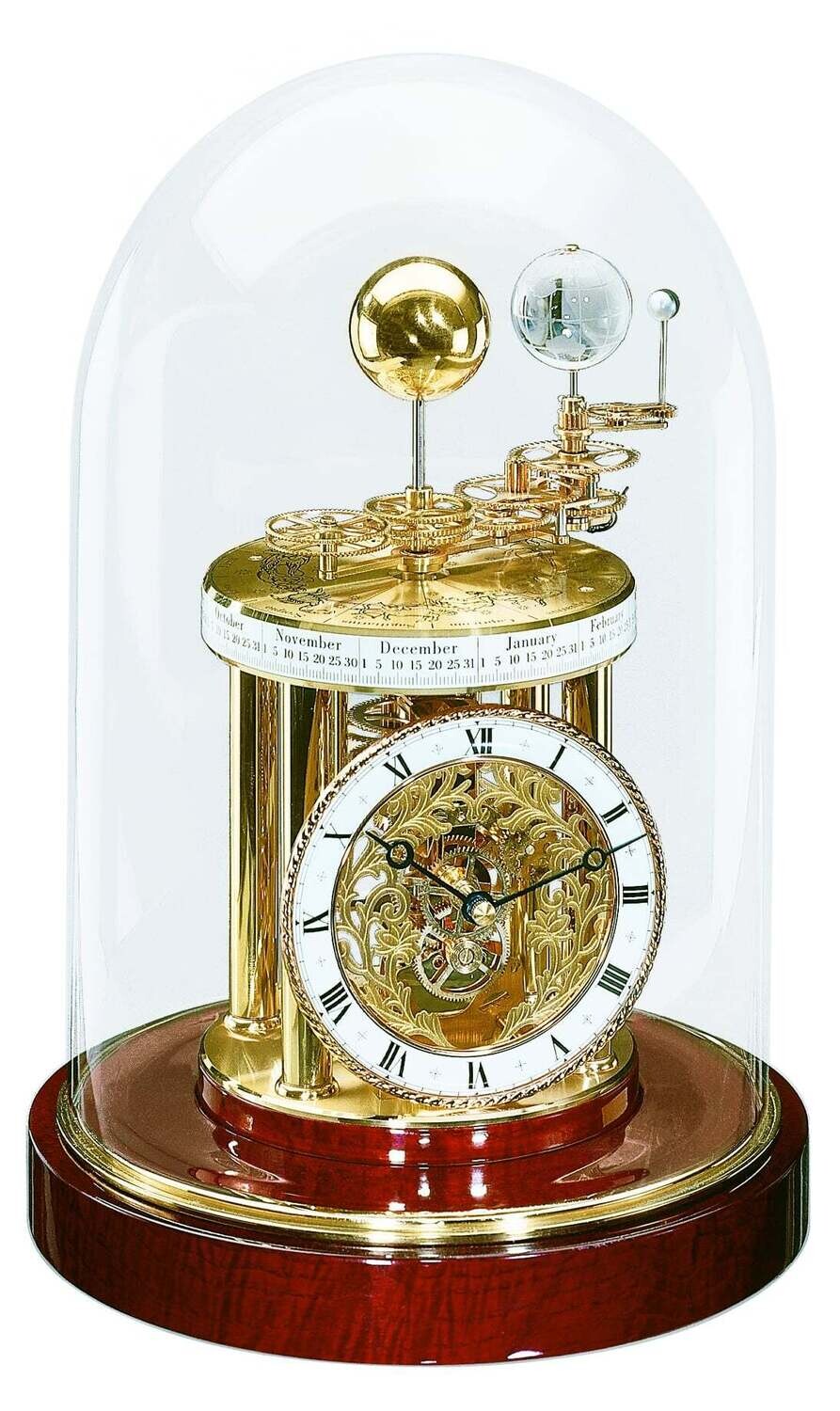 Hermle Astrolabium (Orrery) Table Clock, BatteryOperated Hermle 22836072987