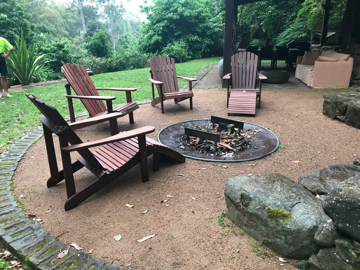 FanBack Deck Chair Oiled finish