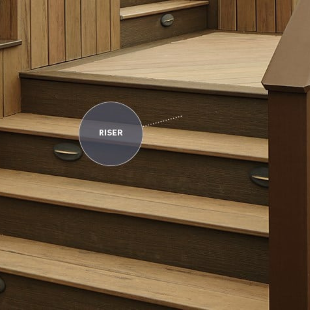 Composite Decking Riser Boards In Stock at Warehouse '71