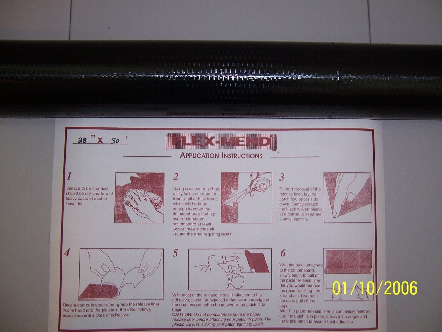 Flex Mend DO IT YOURSELF REPAIR KIT for mobile home underbelly