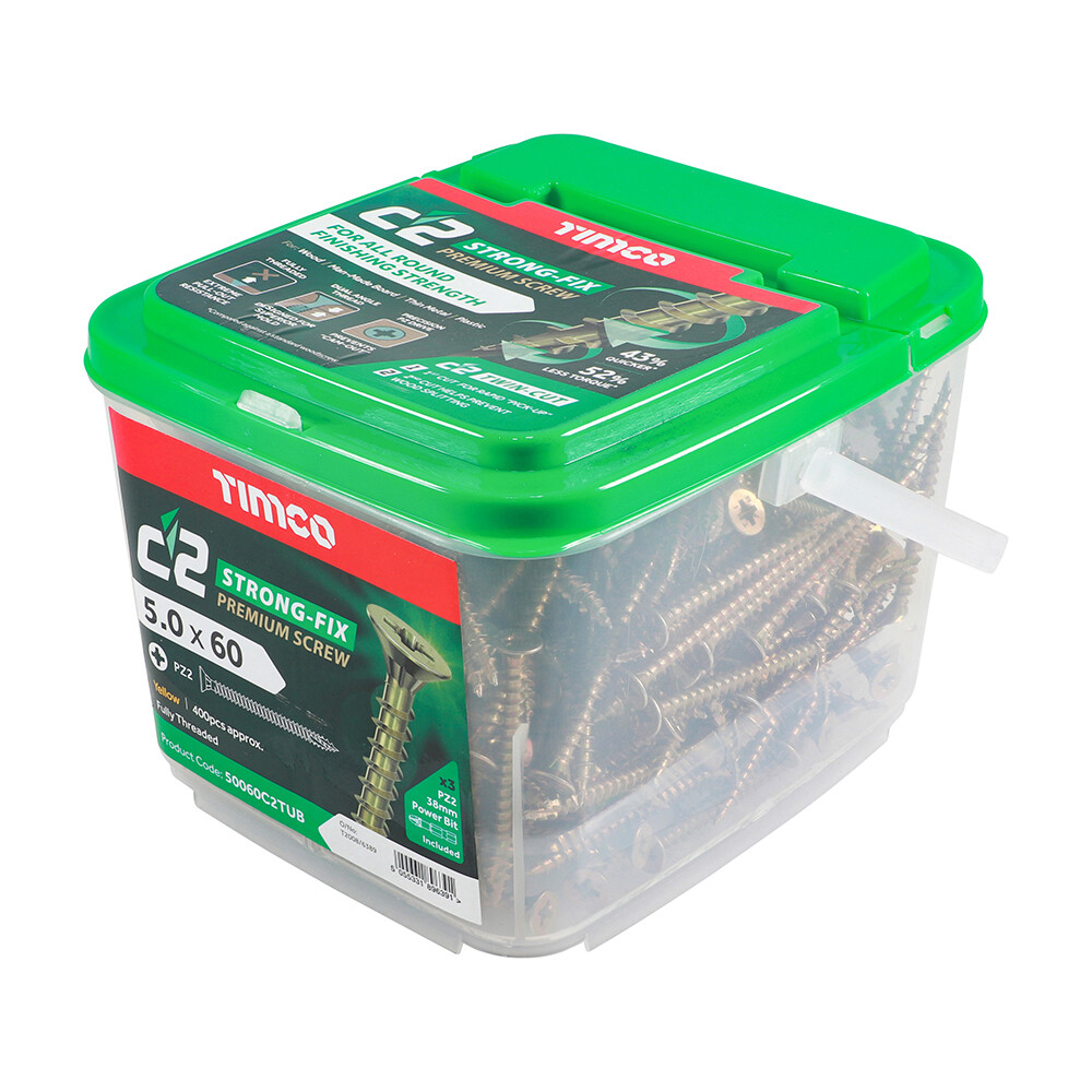 5.0mm x 60mm (Tub of 400 screws) Classic C2 Wood Screws Online Shop