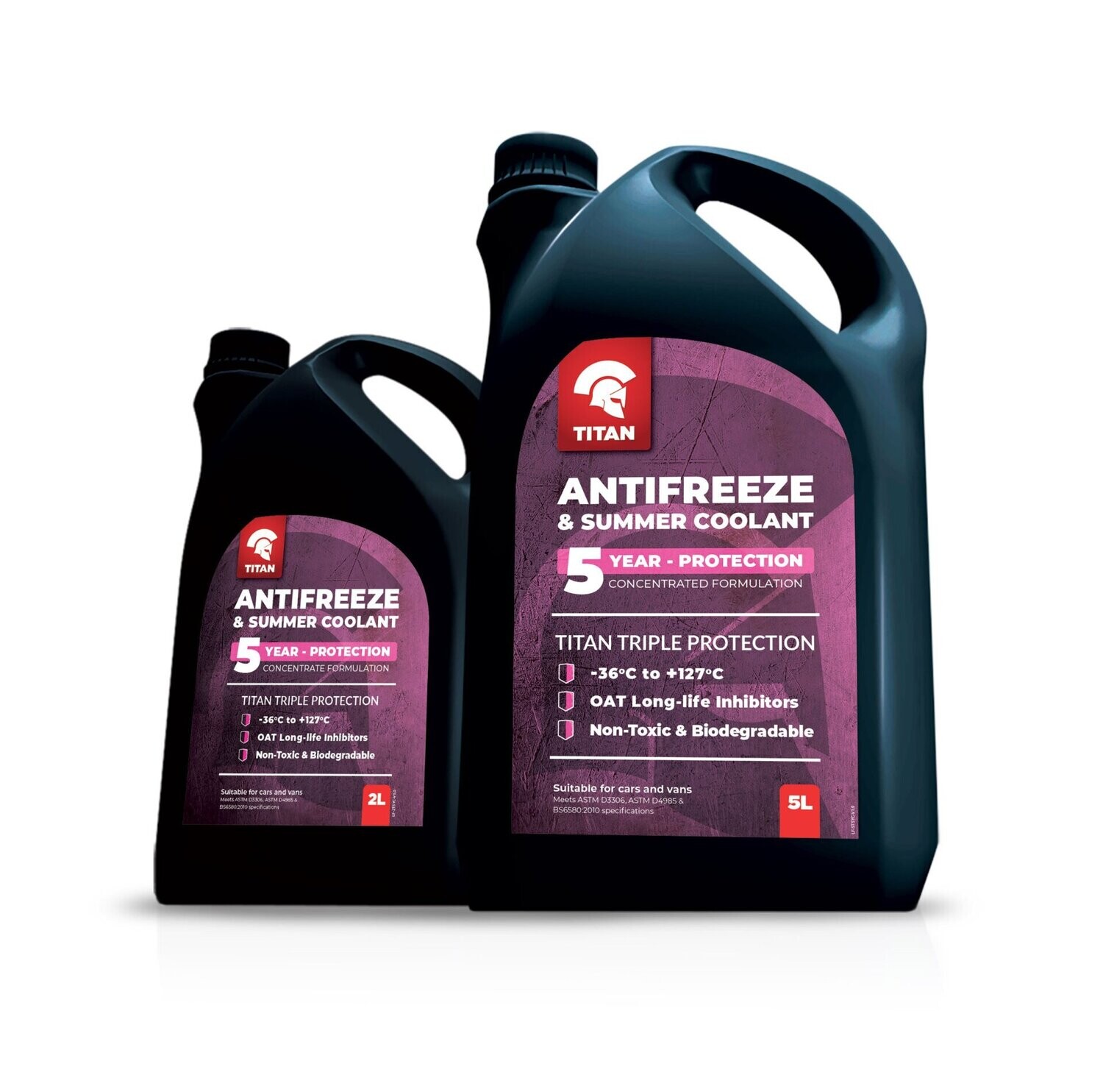 TITAN 5 YEAR ANTIFREEZE AND SUMMER COOLANT CONCENTRATE 5 Litres