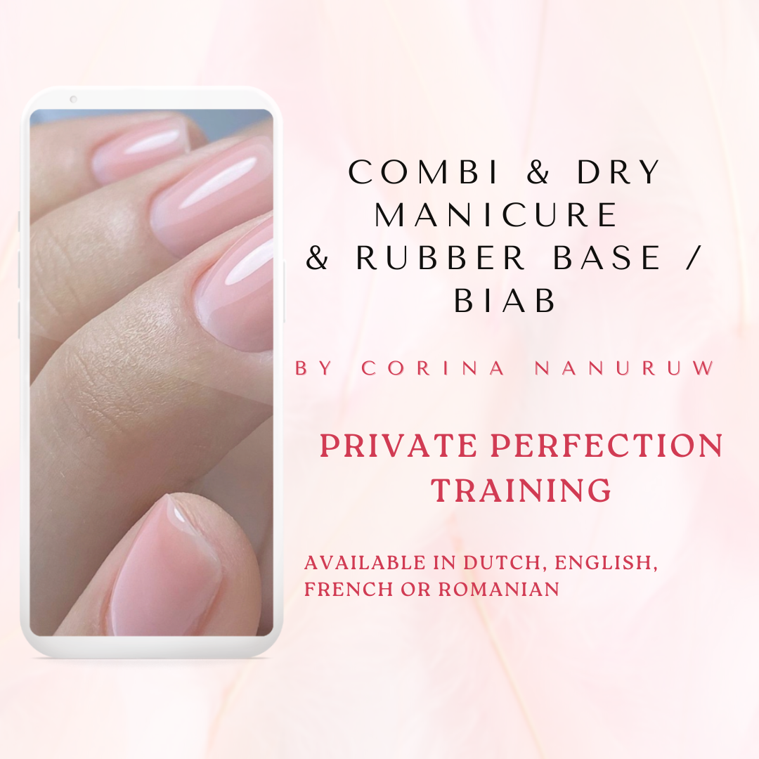 Combi & Dry manicure + Rubber Base / biab technique