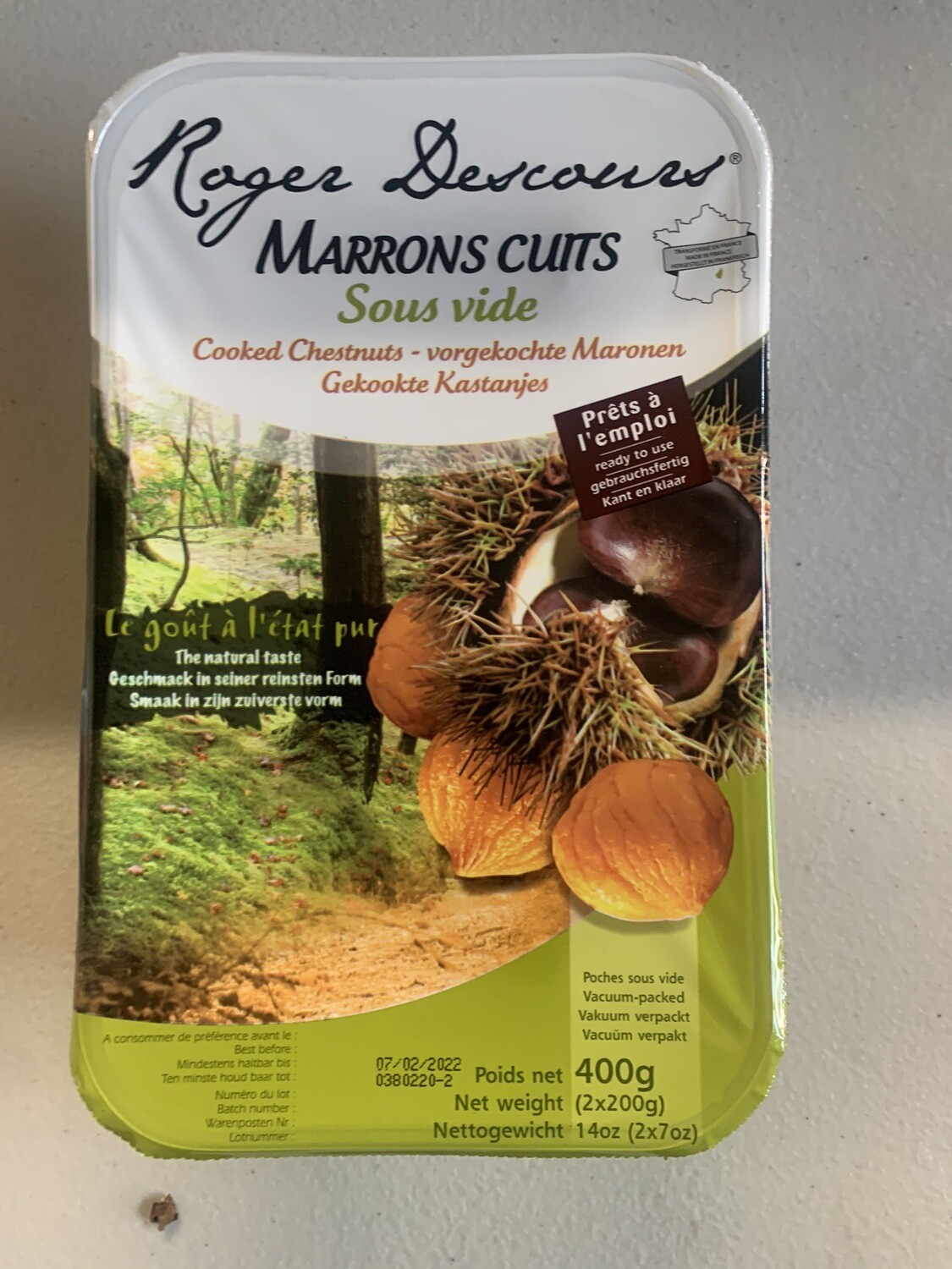 Vacuum Packed Cooked Chestnut 400g