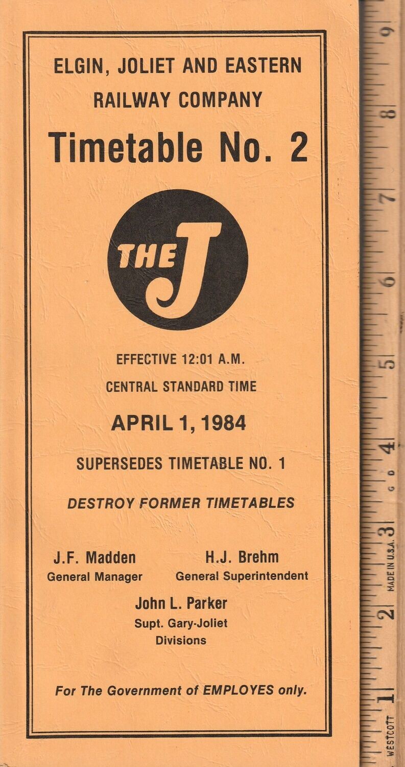 Elgin Joliet And Eastern Railway 1984 elgin-joliet-and-eastern-railway-1984