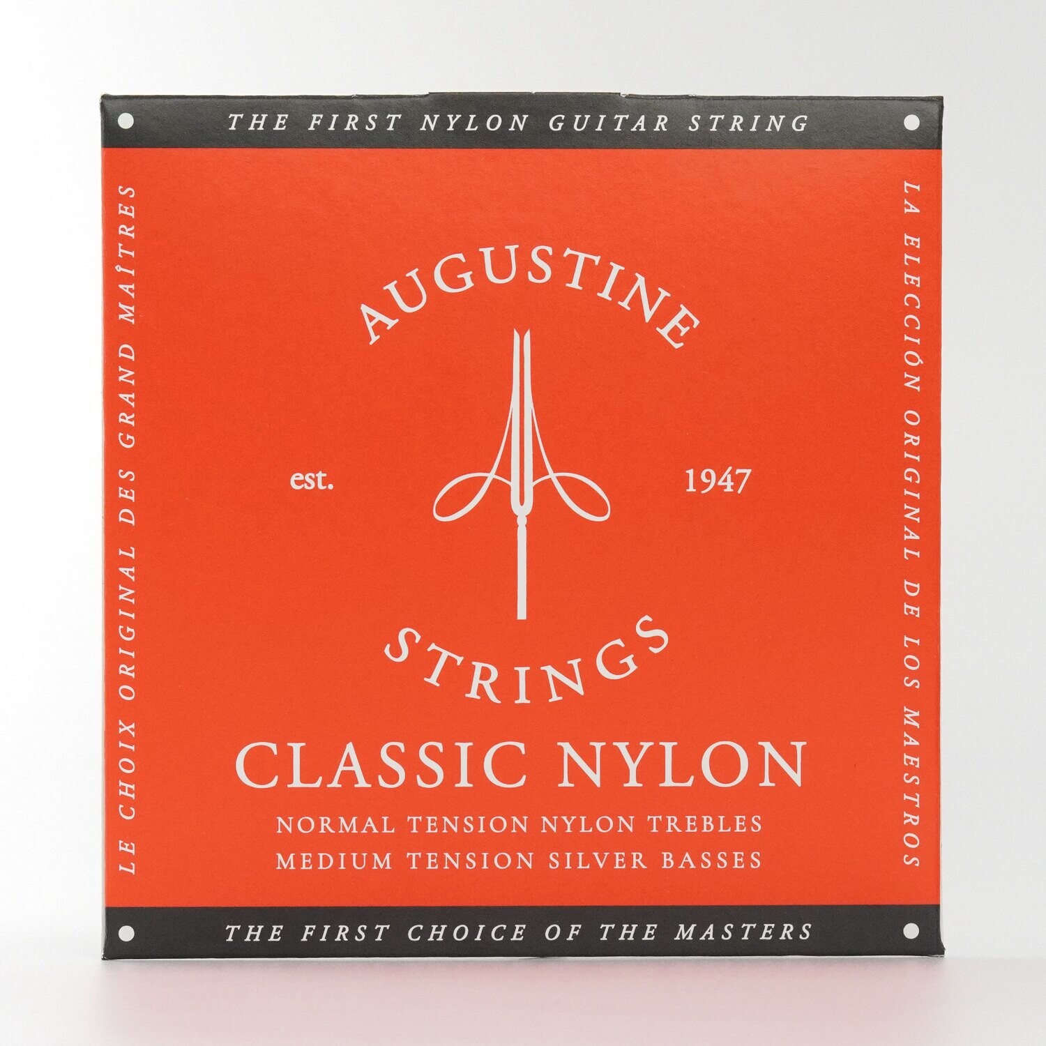 Augustine Classic Red Classical Guitar Strings Medium Tension Bass