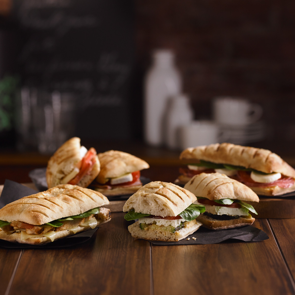 Assorted Panini Sandwiches