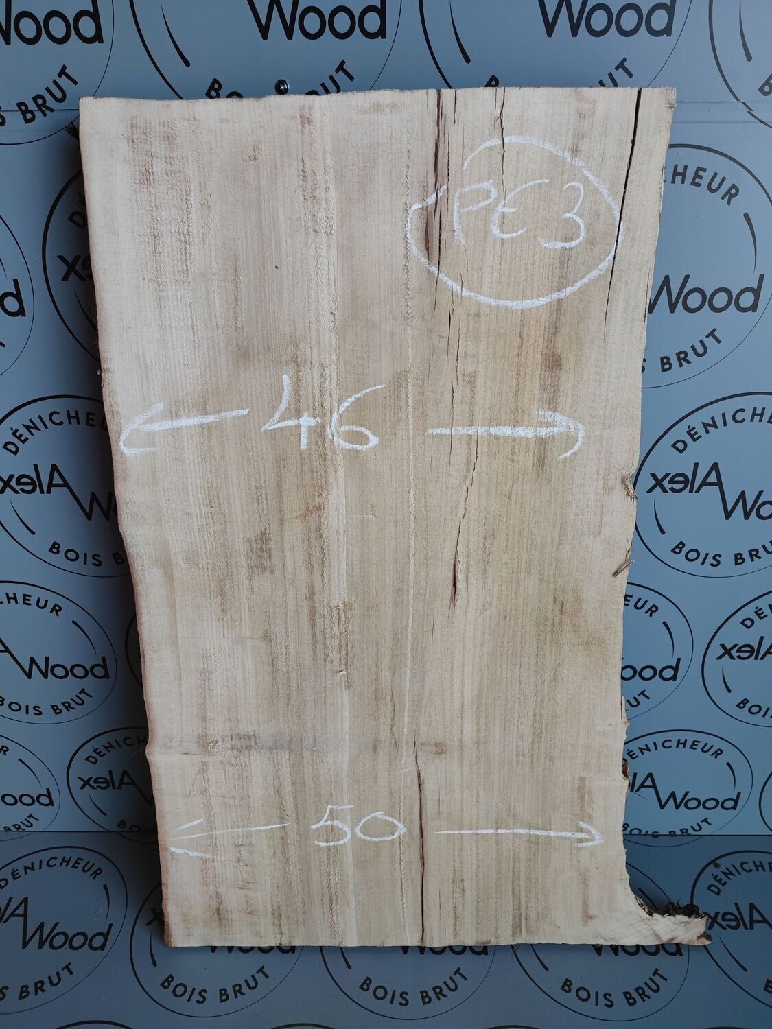Plateau de peuplier bois brut - PE2.1
