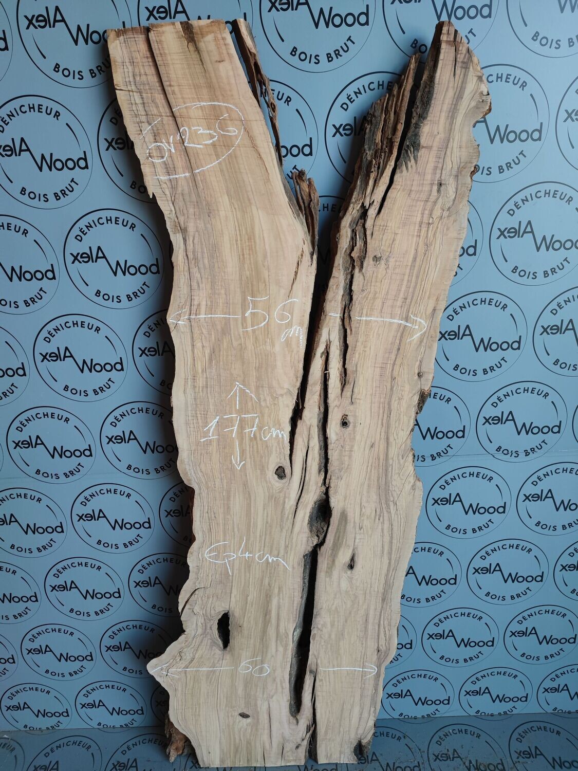 Planche En Bois D'olivier Séché Au Four - Mktimber - Pour Résine époxy, Bricolage
