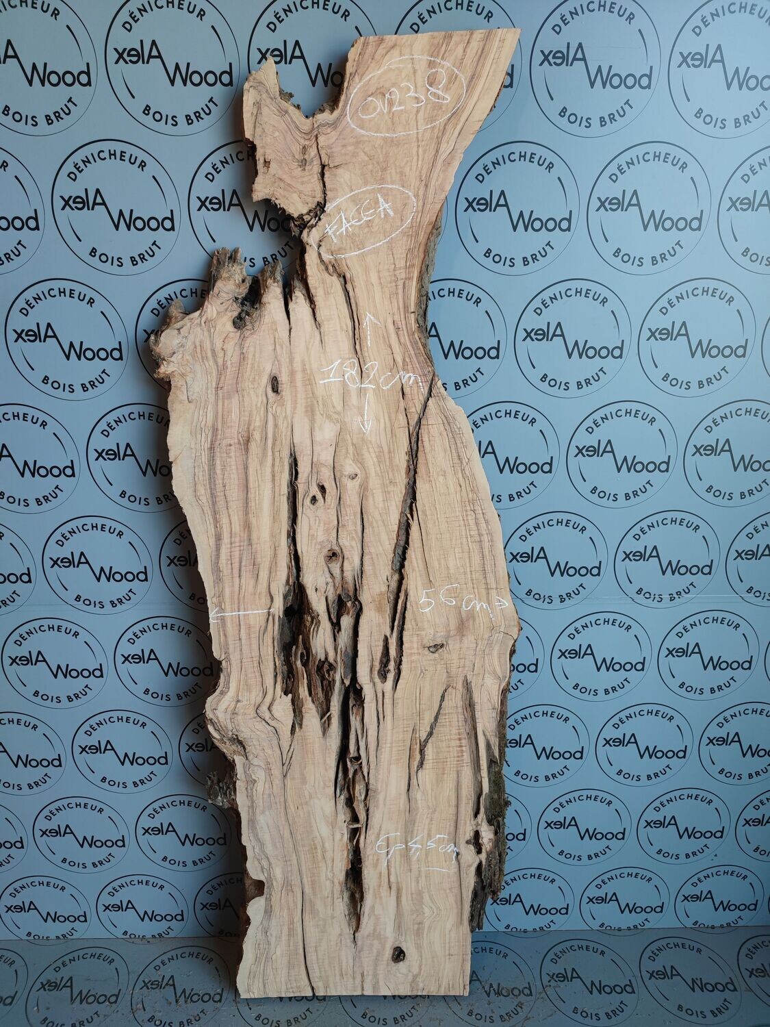 Planche En Bois D'olivier Séché Au Four - Mktimber - Pour Résine époxy, Bricolage