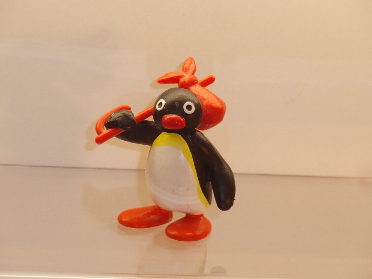 Pingu Bully/Bullyland 1990 Pingu als Wanderer