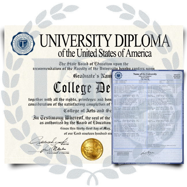 College Diploma / University Diploma & College Transcripts / University