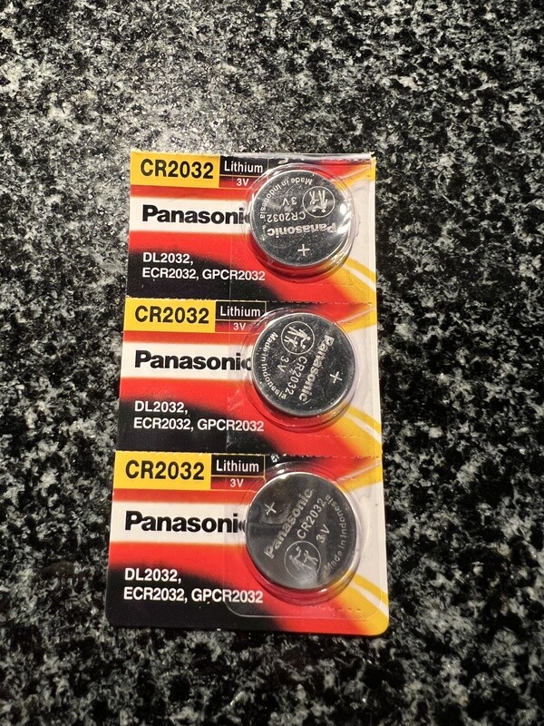Panasonic Lithium CR2032 Batterie (Universell, 3 Stück) mit kostenlosen Versand (A-Post)