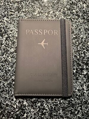 Pass Etui für Reisepass (mit RFID Schutz) schwarz mit GRATIS Versand