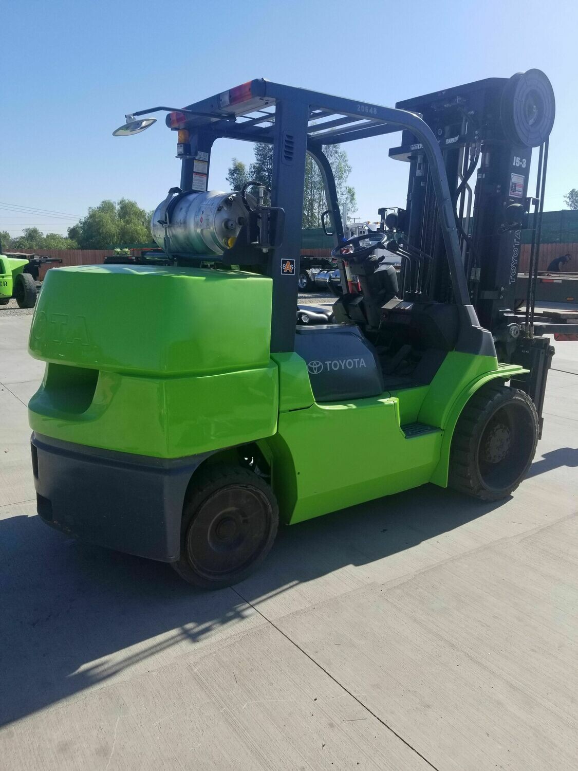 15,000lb Toyota Forklift For Sale 7.5 Ton Store Affordable Machinery