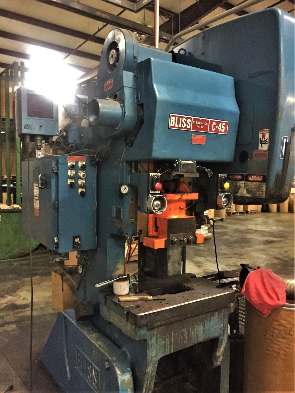 45 Ton Press For Sale Bliss OBI Press Store Affordable