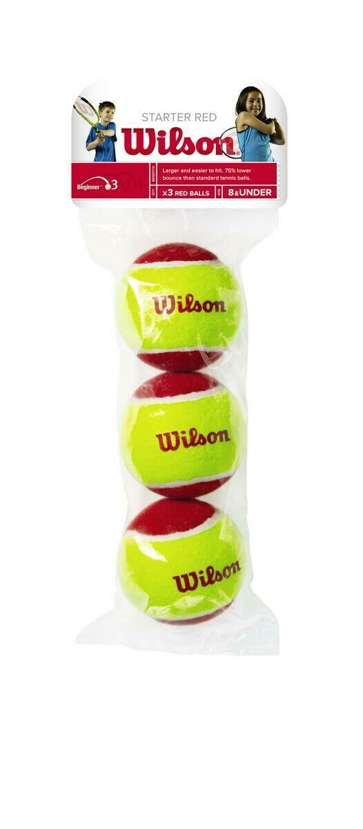 Wilson Starter Red Mini Tennis Balls 3 Pack