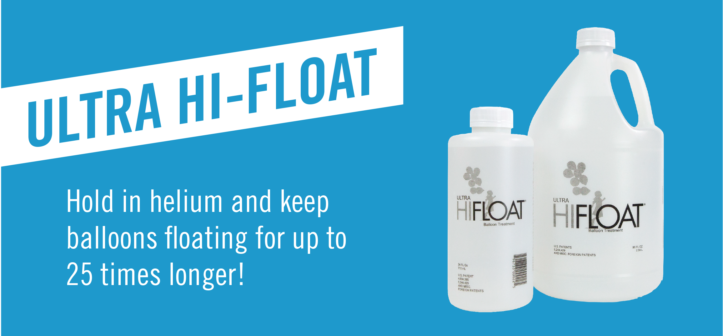 Hi Float keeps your balloons floating longer! Balloon Supplies and