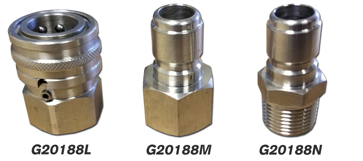 Hydro Excavation Washdown Hose Quick Disconnects / Couplings