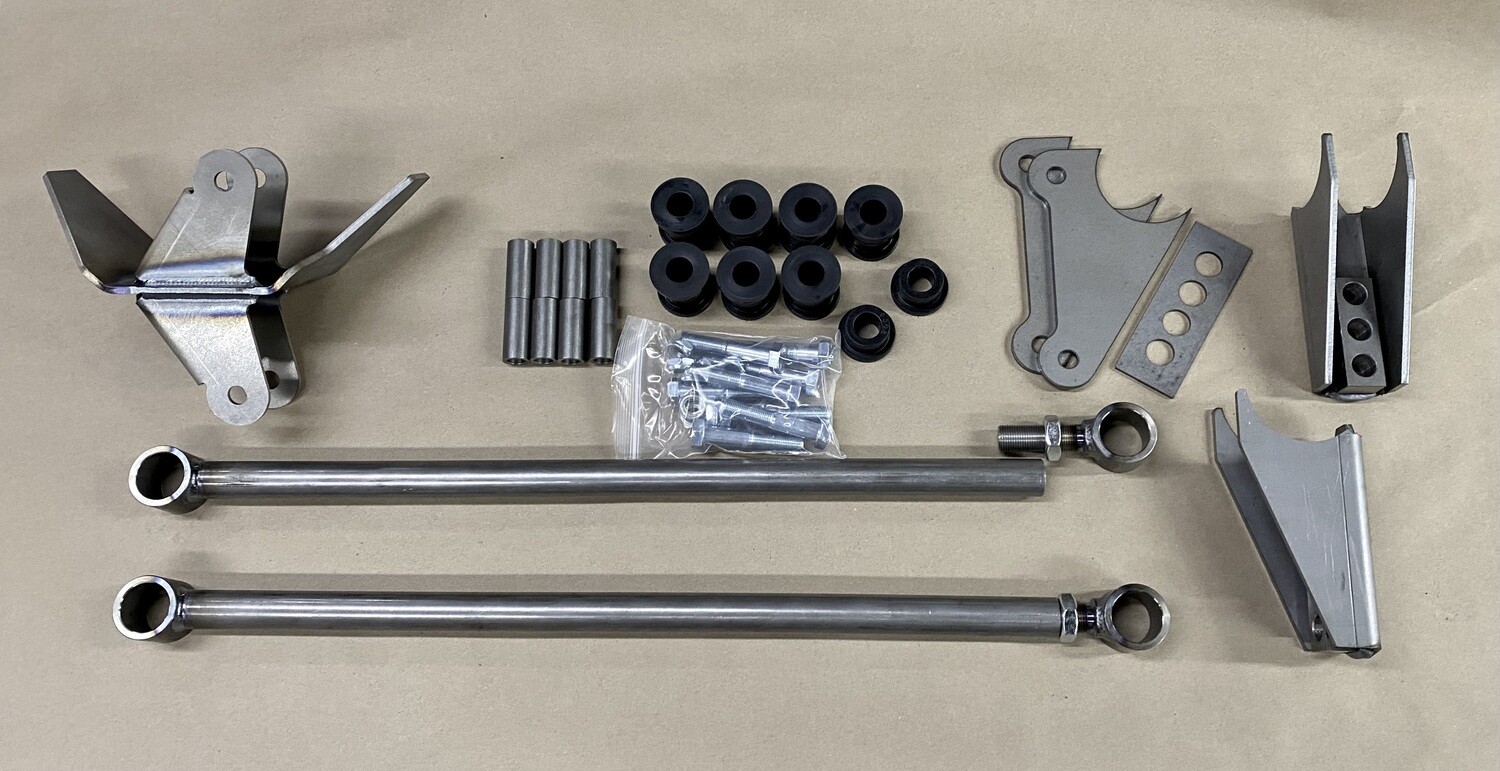 PARALLEL REAR FOUR LINK KIT, separate 4link/coil over brackets