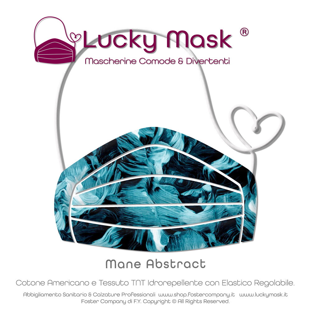 Mascherina Viso Creativa Personalizzata - Mascherina Viso In Tessuto - Foto 11