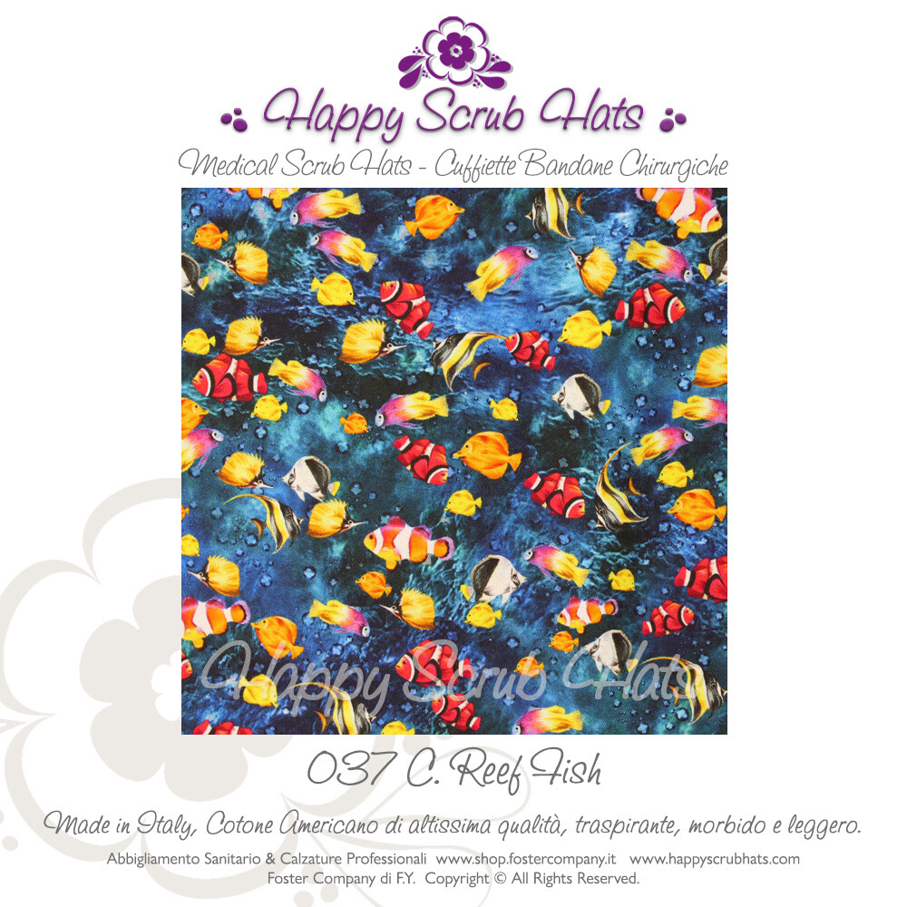 Dentalseven Cuffia/Cappellino Bandana Per Infermiera - Colore Lilla Glicine, 100% Cotone, Made In Italy - 2