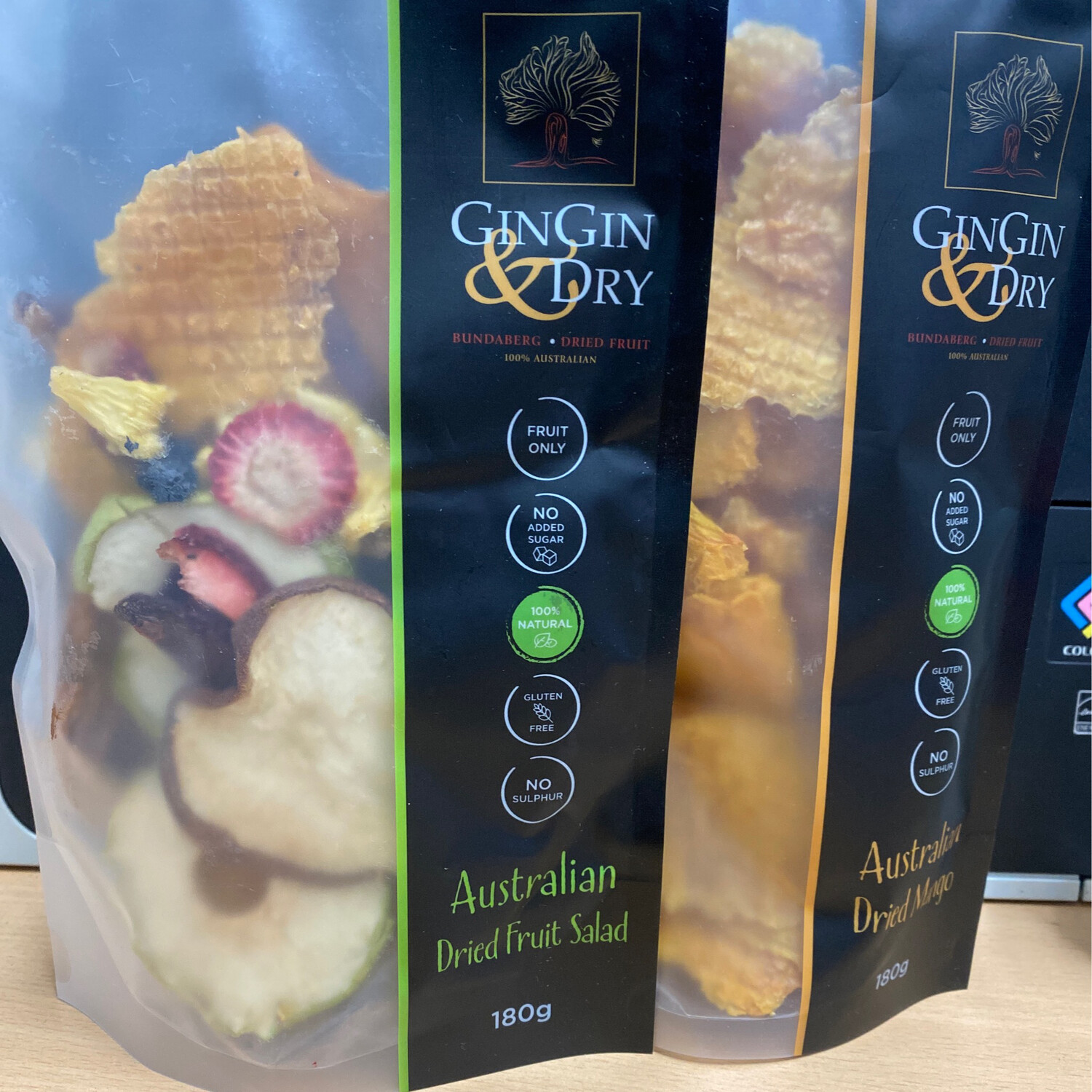 180g Gin Gin & Dry Dried Aussie Fruits Assorted