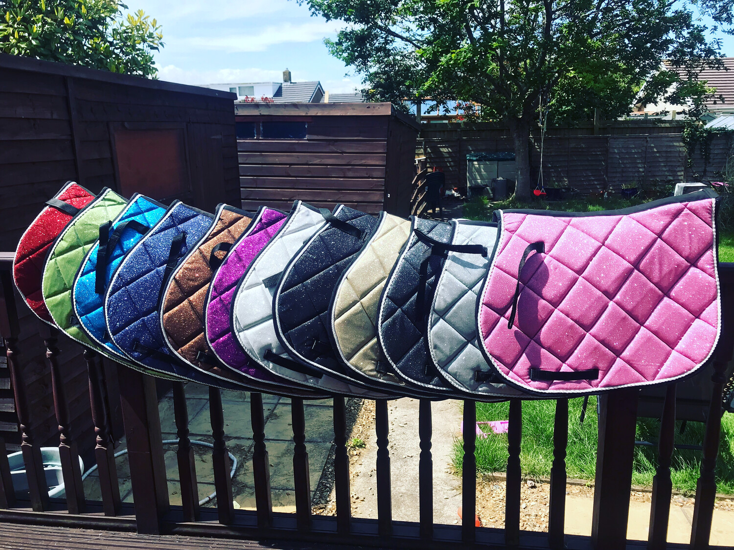 Glitter Saddle Pad