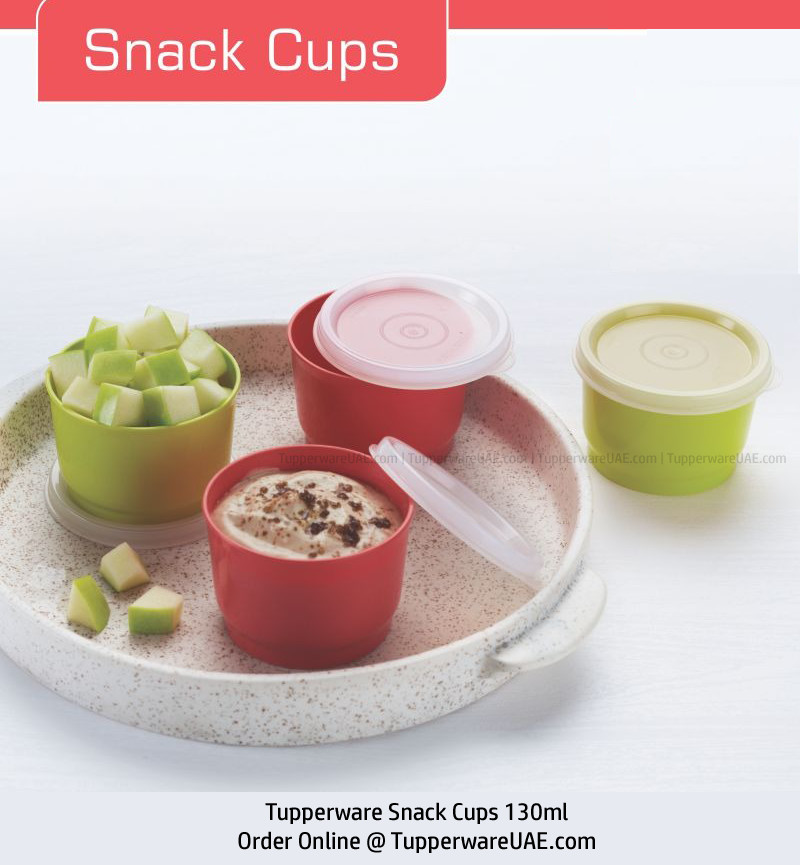 Tupperware snack cups 130ml Shop online in dubai, uae