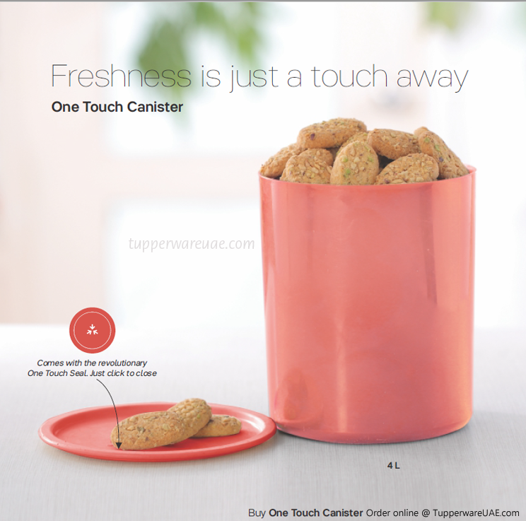 Tupperware One Touch Canister 4L