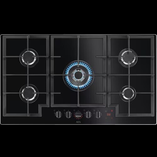 AEG Gas hob glass 90cm HKB954050NB Appliance Network