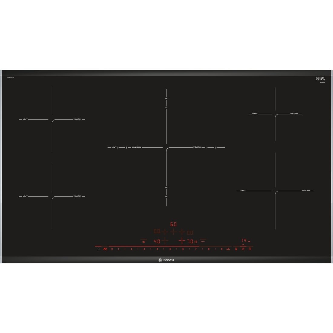Induction hob, 90cm PIV975DC1E Bosch