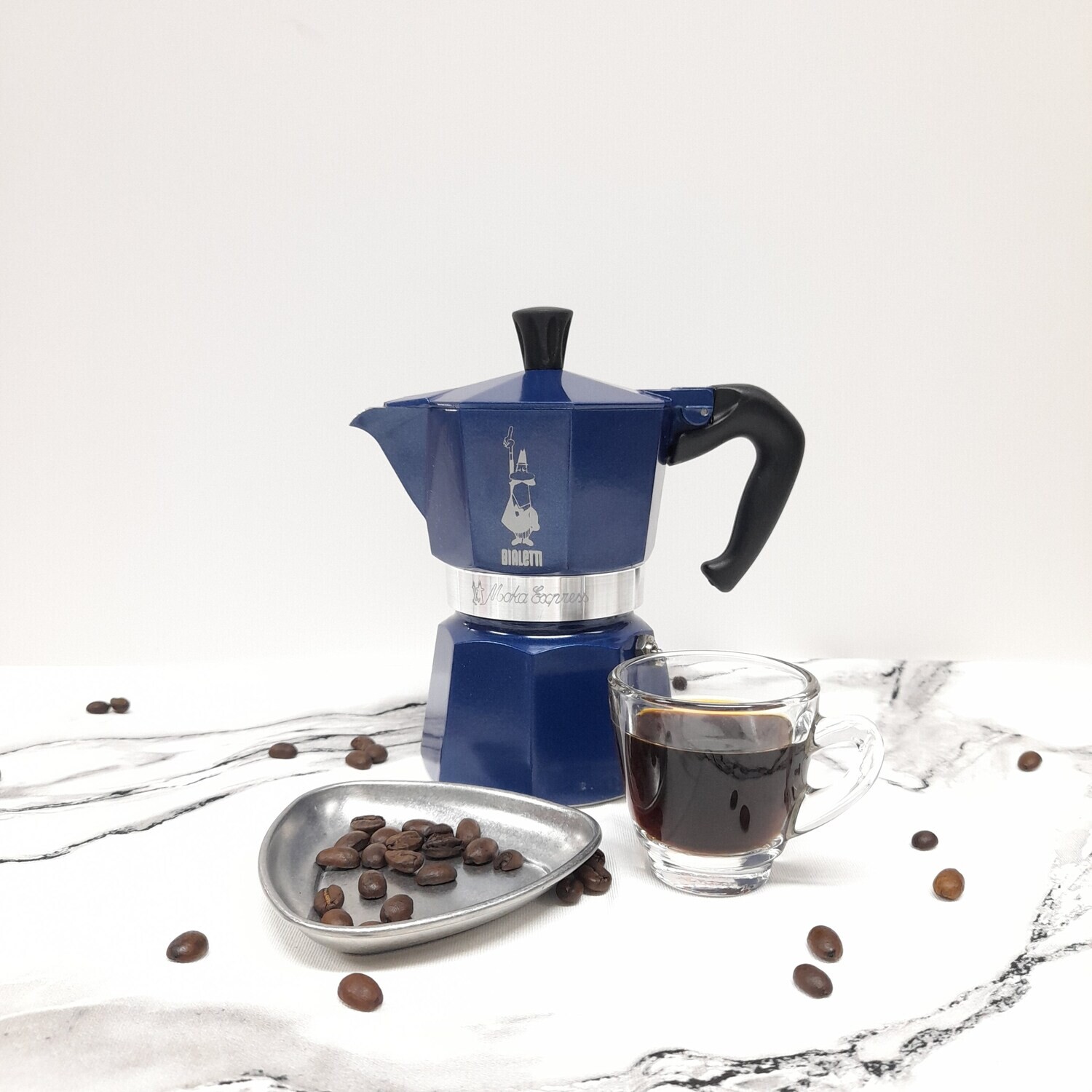 Bialetti Moka Express 3 Cups (Blue)