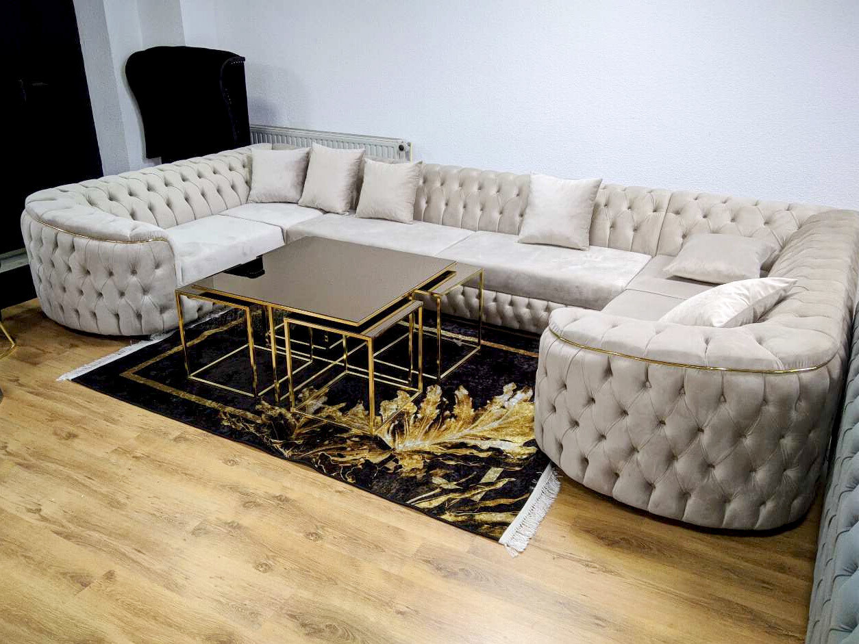 Chesterfield UForm "Los Angeles" Farbauswahl Sofa Wohnzimmer