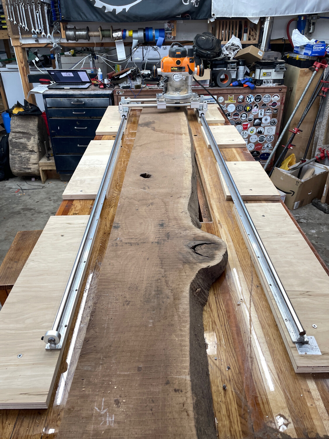 40" Wide Woodworking Router Sled