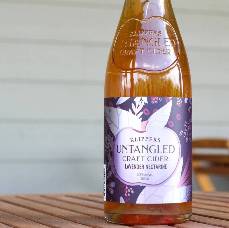 Lavender Nectarine Cider