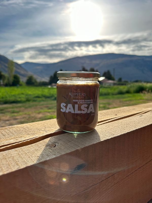 Heirloom Tomato &amp; Peach Salsa