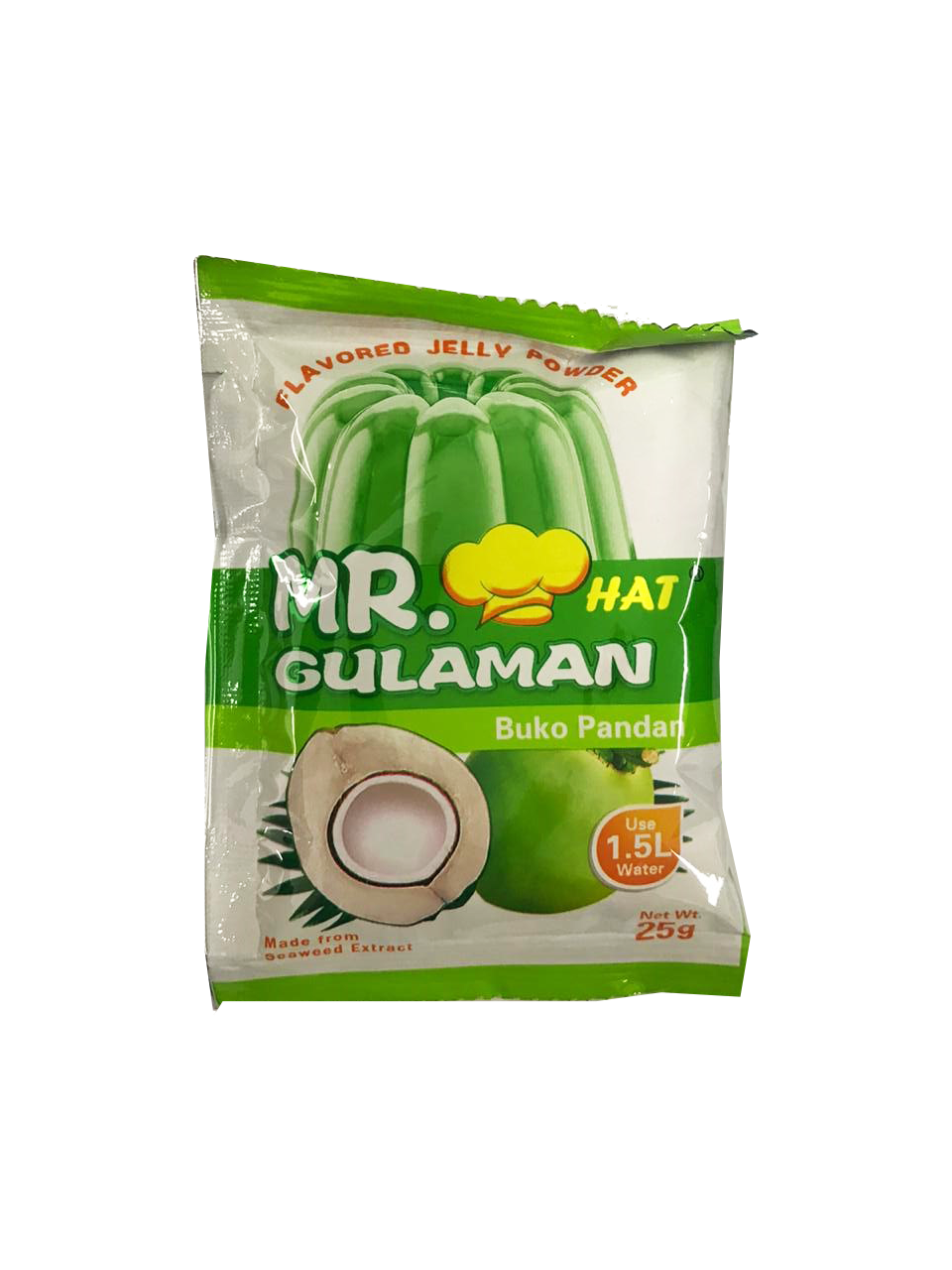 Mr Gulaman Jelly Powder Buko Pandan 25g (1 piece)